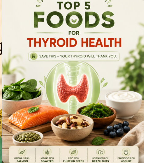 Top 5 Foods for Thyroid Health